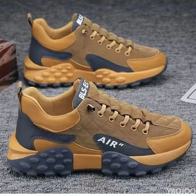 Casual Lace-Up Shoes – Height Increasing Thick Sole – Flat Silhouette | KIMLUD