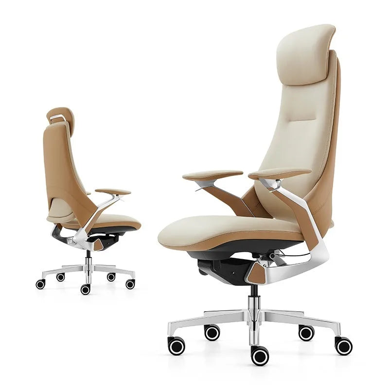 Office Chair – Back Support Organizer – Cowhide Fabric | KIMLUD