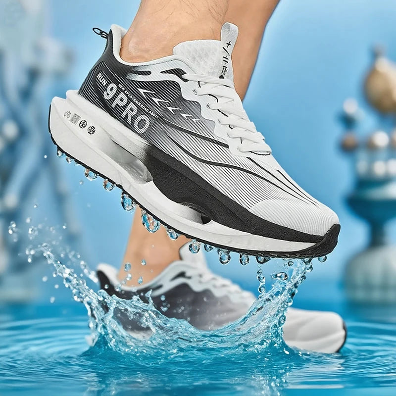 Carbon Board Marathon Running Shoes Men Comfortable Athletic Women's Sneakers Breathable Walking Basketball Sneakers Men