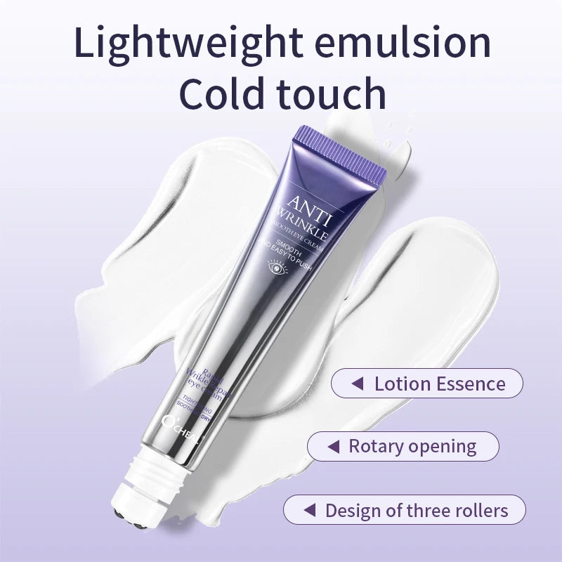 Hyaluronic Eye Cream Roller For Anti Wrinkle And Dark Circle — Clear | KIMLUD