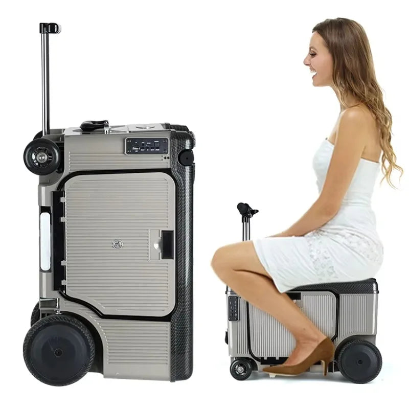 ABS-PC Luggage 20 Inch Electric Trolley — Custom Color | KIMLUD