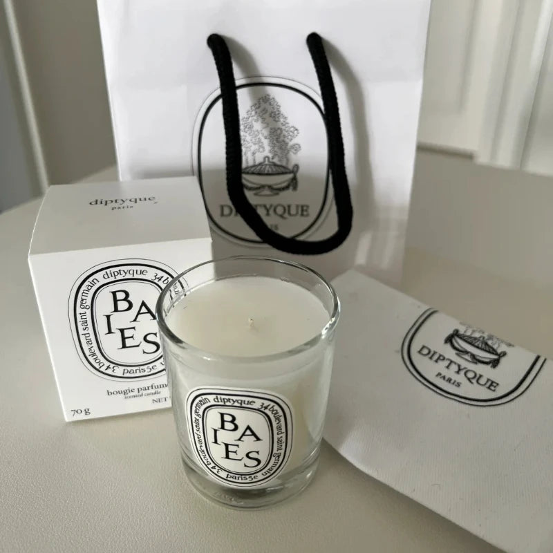 70g Classic Baies Aromatherapy Candle Natural Plant Essential Oil Mini Amber Scented Candle Home Fragrance Decor Christmas Gift