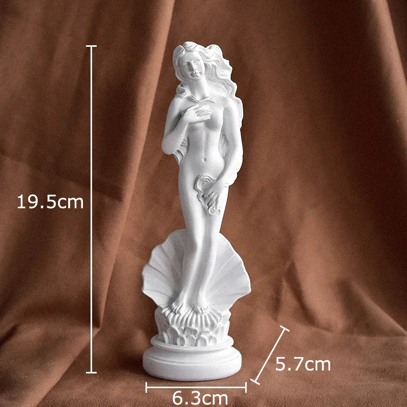 Mythological Figures Venus Goddess Statue Desk Decoration Ornaments Creative Characters Resin Sculpture Room Aesthetic Decor