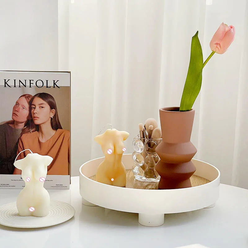 KIMLUD, Sexy human silicone Mold DIY Aromatherapy candle Handmade soap silicone mold, KIMLUD Womens Clothes