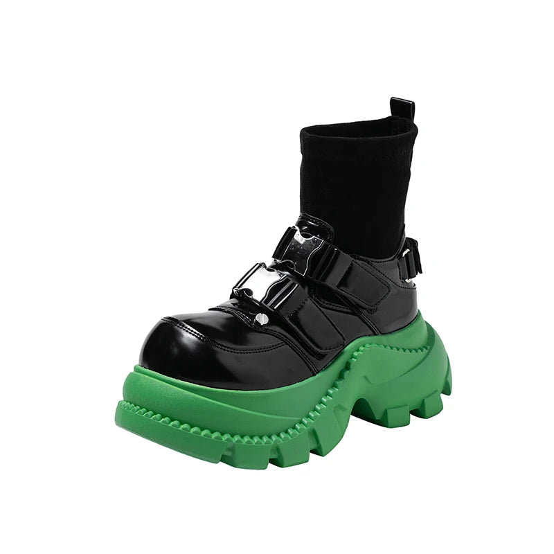 Designer New Women Ankle Boots Flats Platform Shoes Sport Chelsea Boots 2025 Winter Fashion Goth Shoes Casual Running Snow Botas