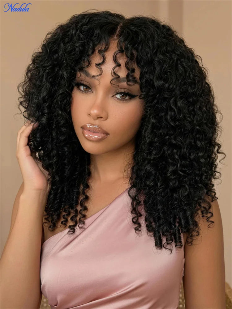 Wig – Glueless Burmese Curly – Virgin Human Hair | KIMLUD