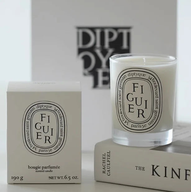 Transparent Glass Scented Candle Romantic Glow — Clear | KIMLUD