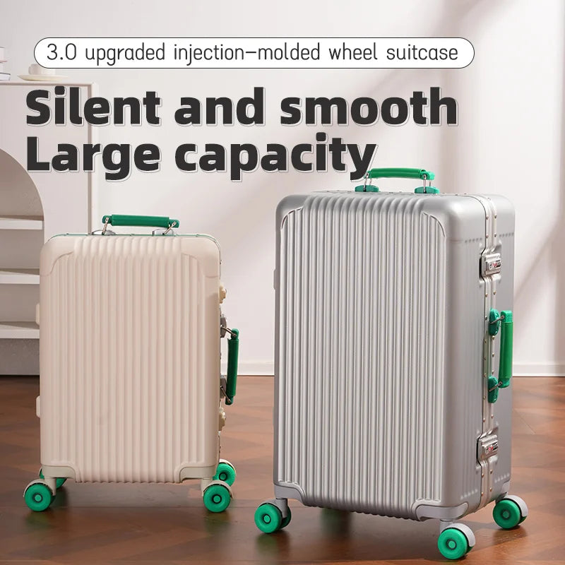 20 - inch Wide - handle Simple Student Luggage, 24 - inch Large - capacity Men's Travel Suitcase, 26 - inch Aluminum - frame Rol