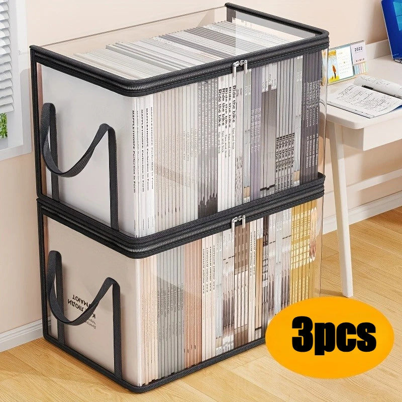 Transparent Heavy-Duty Storage Box — Clear | KIMLUD