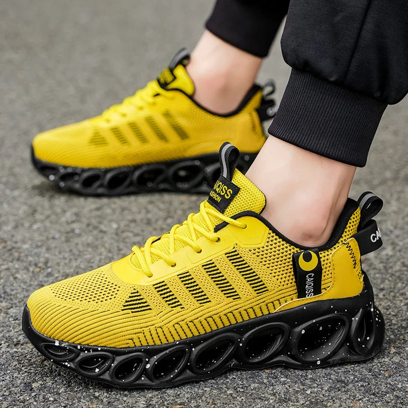 Men's Casual Shoes – Shock-Absorbing – Breathable Lace-Up – EVA | KIMLUD