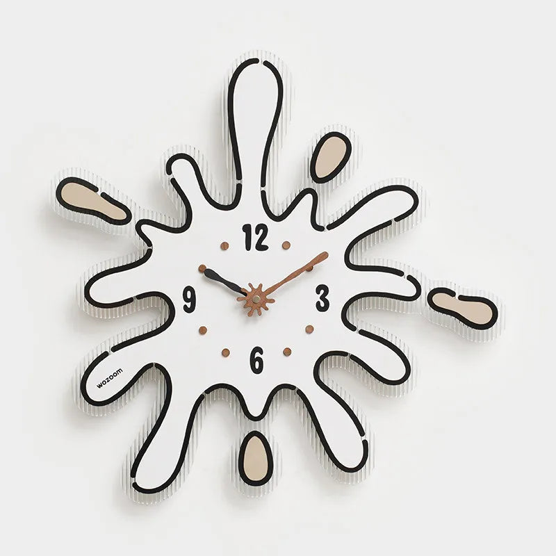 Cute Cartoon Wall Clocks Nordic Xenomorph Aesthetic Modern Wall Clocks Restaurant Interior Relogio De Parede Home Decoration