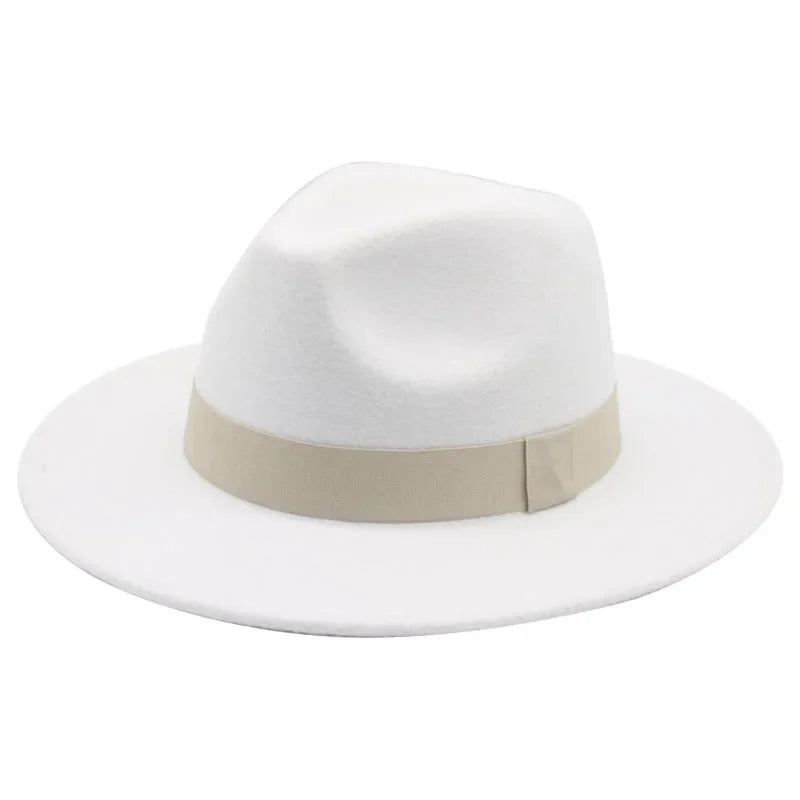 Fedora Hat – Unisex Decorative – Cotton-Polyester | KIMLUD