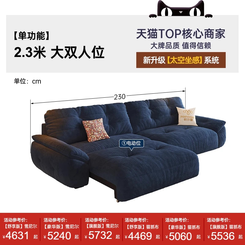 Minimalist Modern Sofa Foldable — Charcoal | KIMLUD