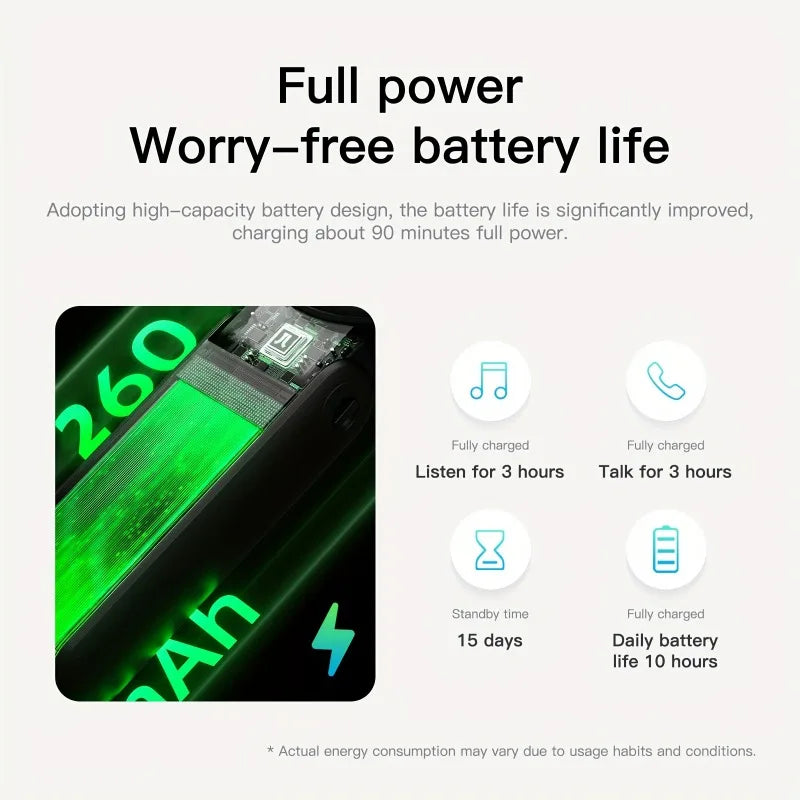AI Voice Assistant Smart Glasses - Wireless Calls, AI Translation,  with LED Flashlight Remote Camera, Music Playback,  Gift