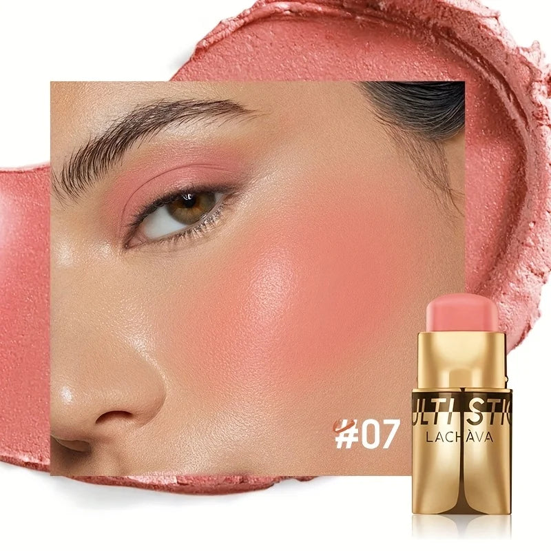 Blush Stick, Natural Nude Makeup Brightening And Embellishing Three-Dimensional Makeup, Facial Multi-Functional, Lips, Blush