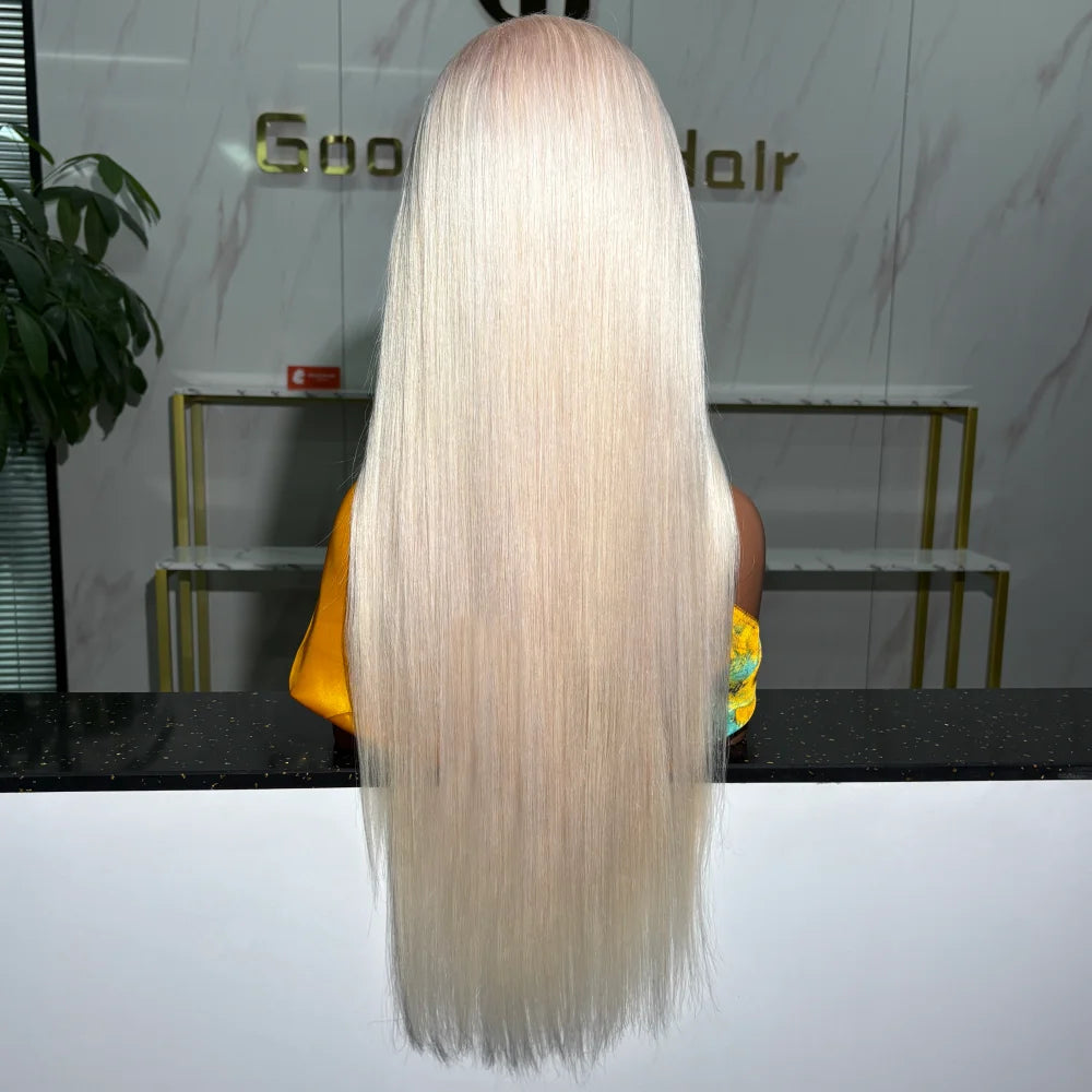 Lace Front Wig – 13x6 – Remy Hair – Platinum Blonde | KIMLUD