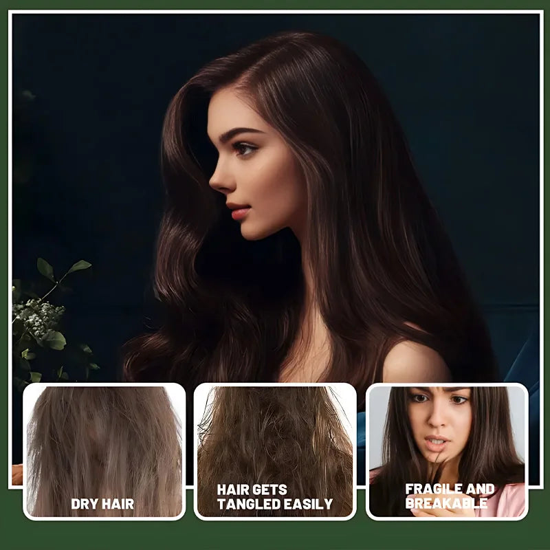Plant-Based Hair Care Oil Repairs Damaged Hair — Emerald Green | KIMLUD