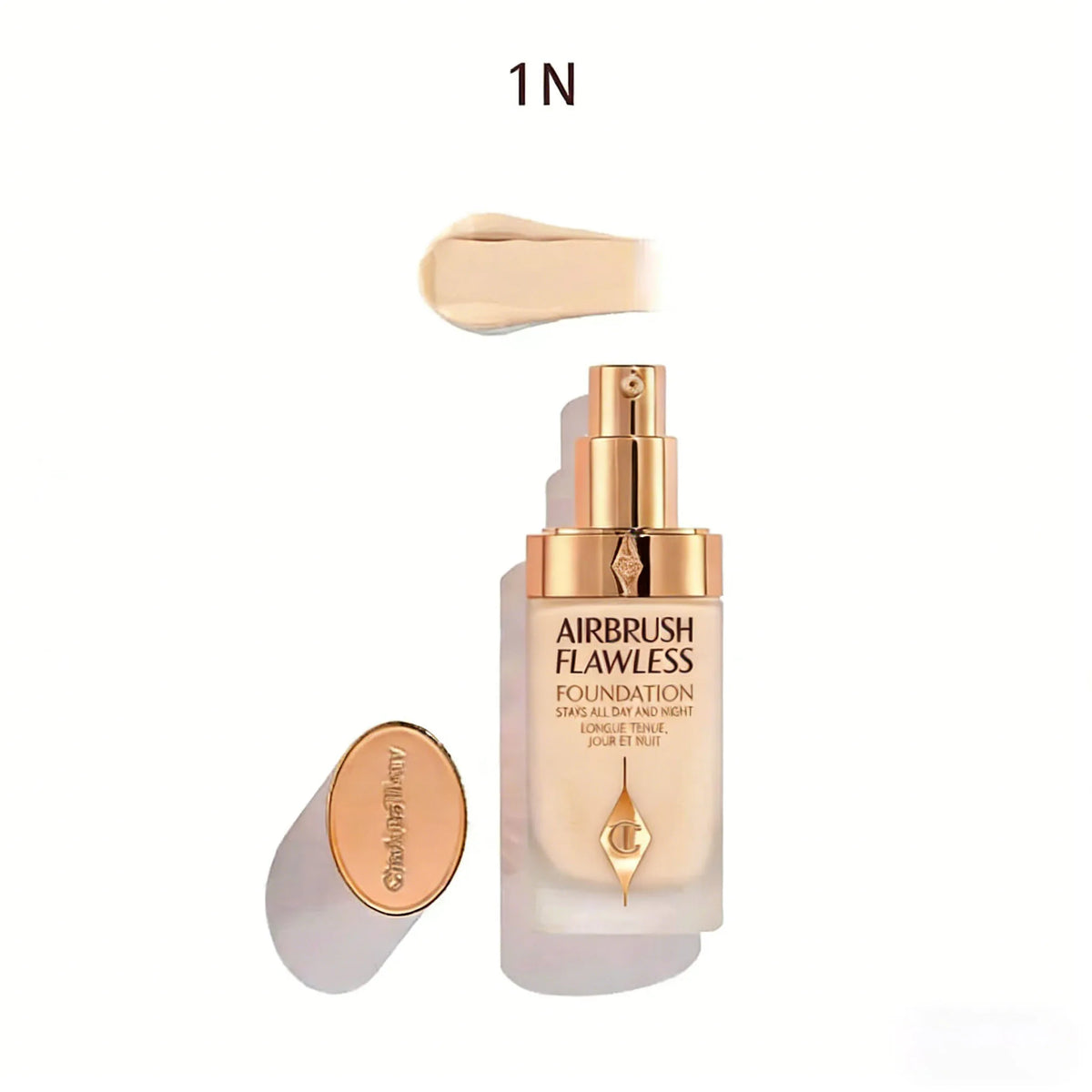 Liquid Foundation Oil Control Waterproof — Beige | KIMLUD