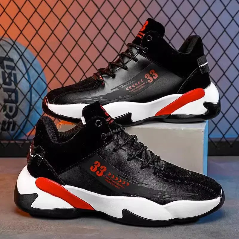 Shoes for Men Fashion High Quality Leather High-top Platform Mens Shoes Outdoor Tooling Comfort Leisure Ankle Boots Botas Hombre