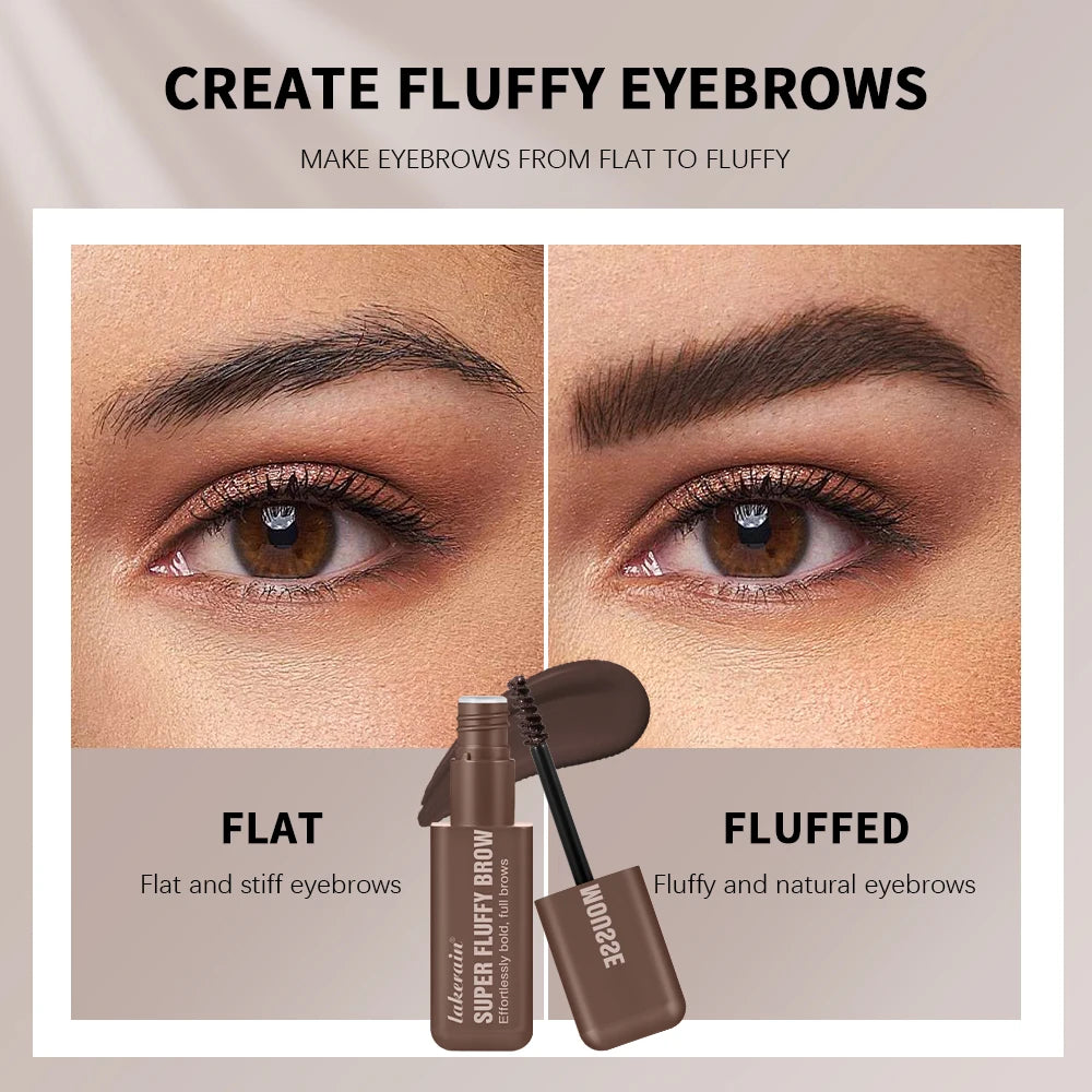 Waterproof Eyebrow Mousse Superfluff Volumizing Brow Thick Fluffy Brows Soft Long-lasting Makeup Fluffy Thick Eyebrows  Makeup