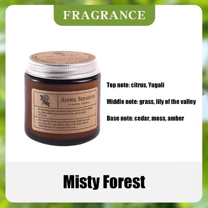 KIMLUD, Smokeless Aromatic Scented Candle Handmade Soybean Wax Candles Festival Wedding Birthday Party Gift Glass Cup Home Decoration, KIMLUD Womens Clothes