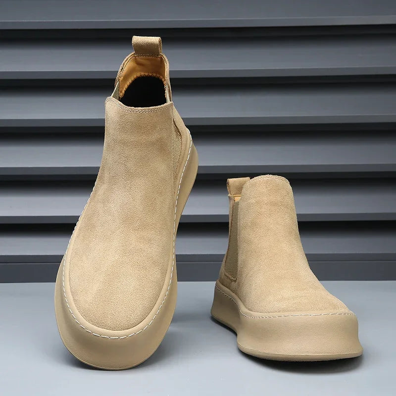 Chelsea Boots – Slip-On Safety – Leather | KIMLUD