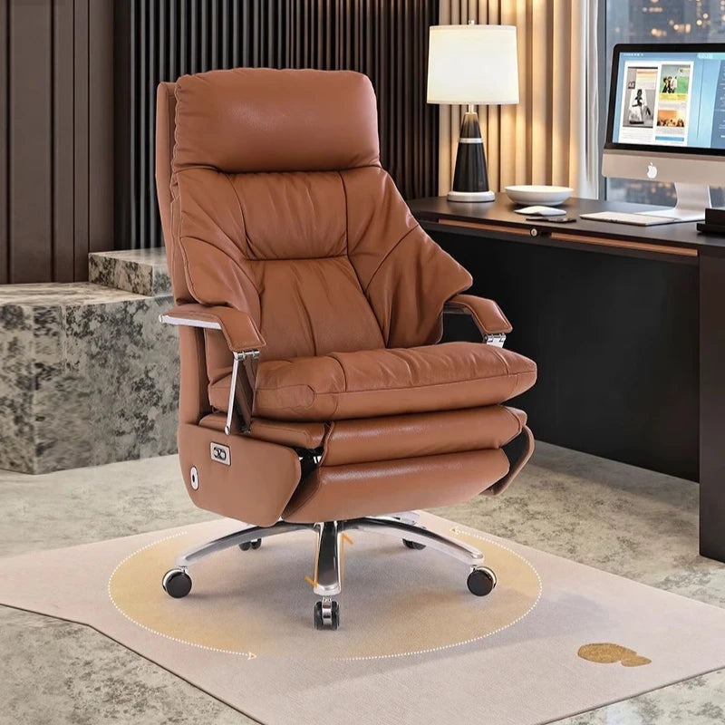 Aesthetics Massage Chair Swivel Lift Comfortable Office Nordic Design Rotating Chair Footrest Ergonomic Bureau Meuble Furniture