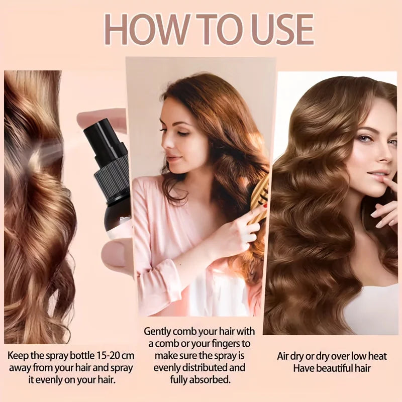 Argan Oil Leave-In Hair Spray 10-In-1 — Amber | KIMLUD
