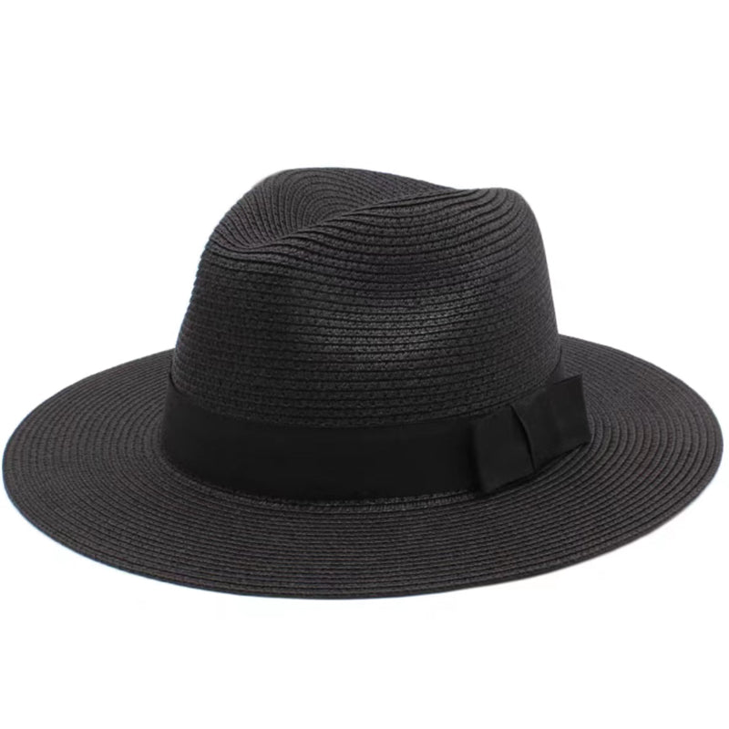 Sun Protection Hats & Caps Panama Straw Fedora — Natural | KIMLUD