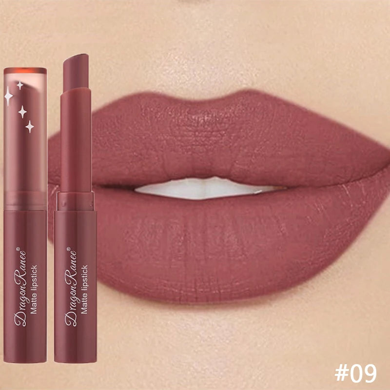 Matte Lipstick Waterproof Long-Lasting Velvet Finish Hydrating Formula — Nude Pink | KIMLUD
