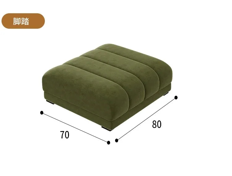 Nordic Modern Extendable Floor Sofas — Green | KIMLUD