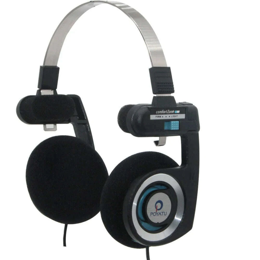 poyatu-retro-headphone-with-microphone-stereo-classic-open-hifi-on-ear-hd-earphones-foldable-portable-lightweight-headsetkimlud-womens-fashion-34628875