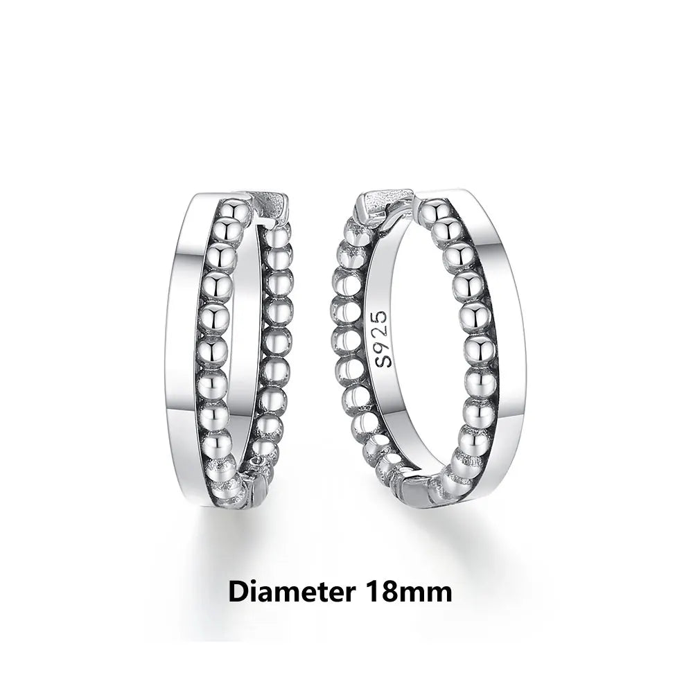Sterling Silver Stud Hoop Earrings Crown Heart Bee — Rose Gold | KIMLUD
