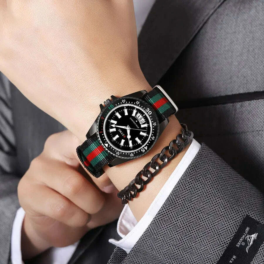 new-fashionable-mens-nylon-strap-calendar-watch-luxurious-and-simple-business-mens-and-womens-night-light-quartz-watchkimludkimlud-35559592
