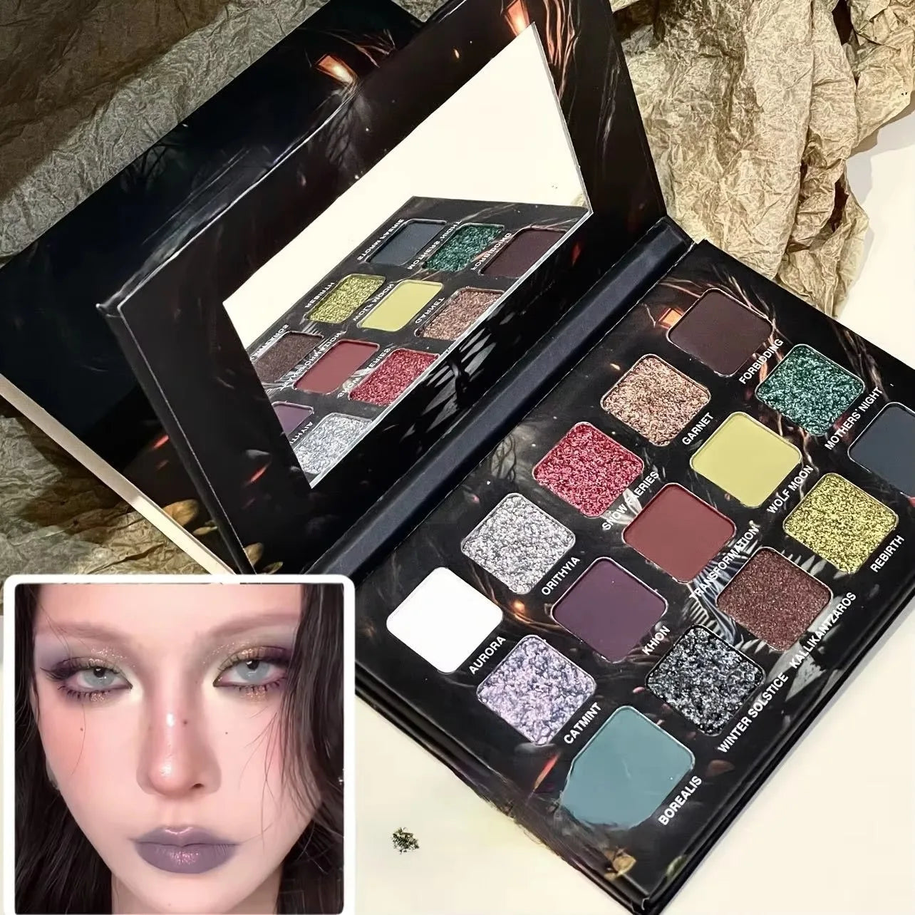 Eyeshadow Palette – Long-Lasting – Purple | KIMLUD