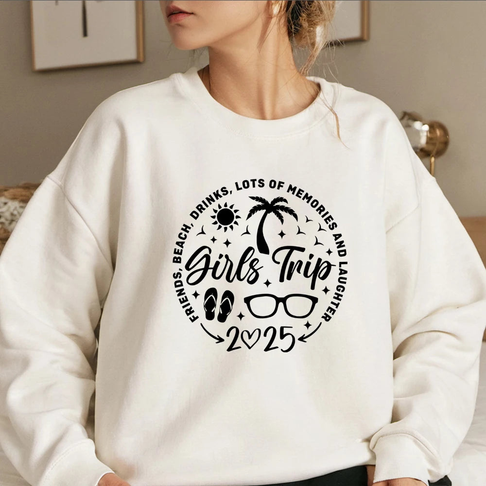 Soft Knit Graphic Print Sweatshirt — Beige | KIMLUD