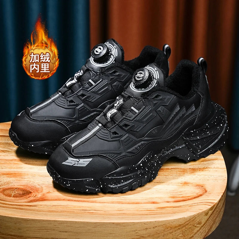 men boots 2025 New Winter Slippers Warm Men Shoes Waterproof Non-Slip Plush Sneakers Male tenis shoes Boots Men Sneakers Winter