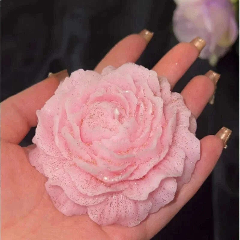 KIMLUD, 48℃ Peony Low Temperature Scented Candles for Couples Valentine's Day Low Heat Drip Soy Wax Atmasphere Candle for Adults, KIMLUD Womens Clothes