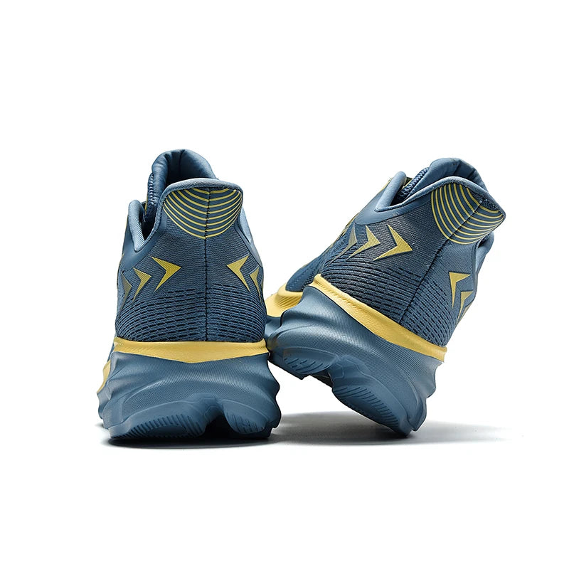 Carbon Plate Running Shoes Mesh Breathable — Cobalt Blue | KIMLUD