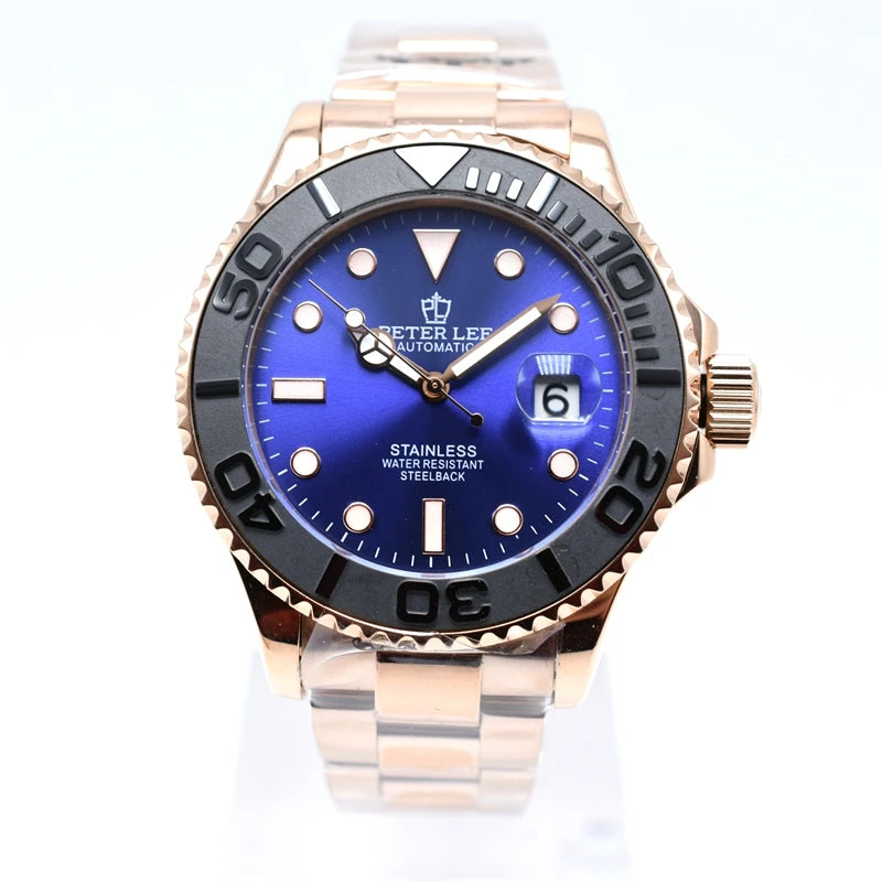 Luxury Brands Mechanical Watches For Man 3ATM Waterproof Men's Watch Stainless Steel Oyster Automatic Gold Male Dive Watch Gifts