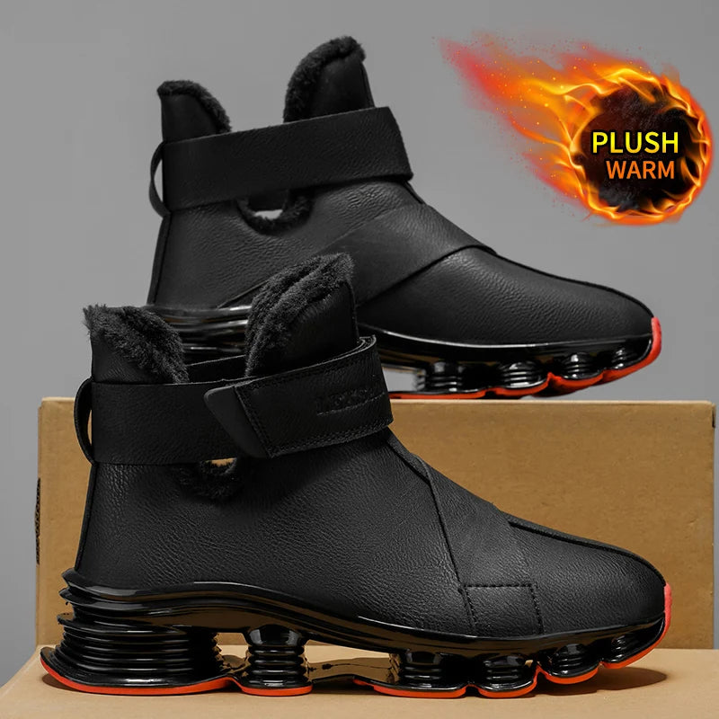 Men's Snow Boots – Waterproof – Ankle Boot | KIMLUD