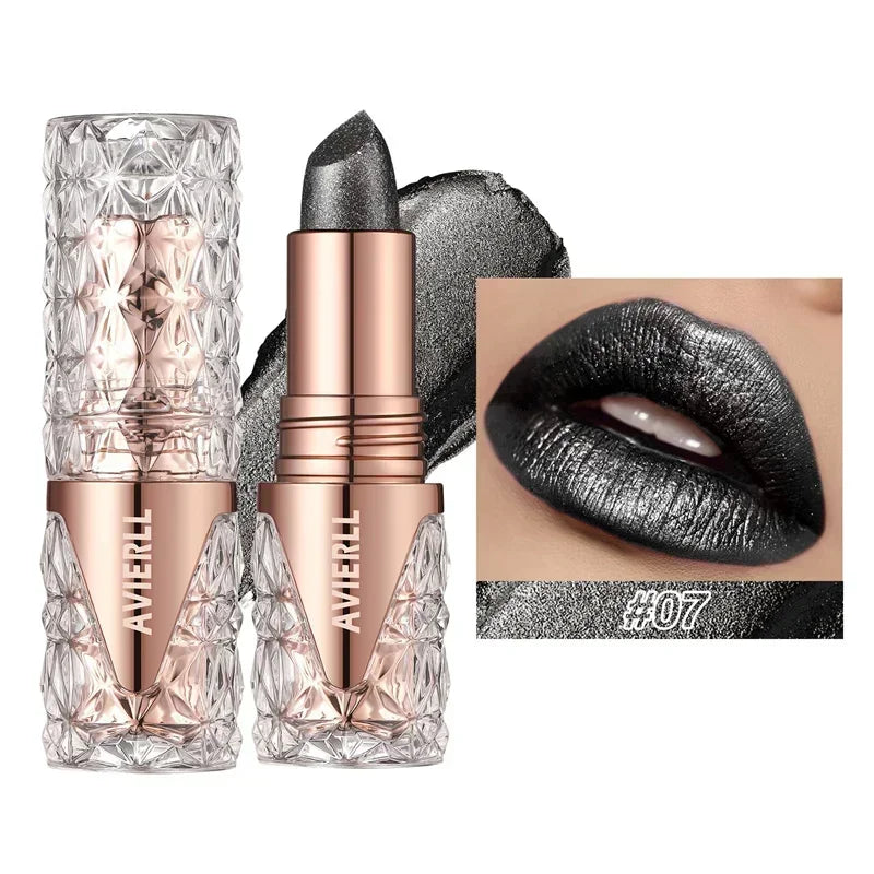 Pearlescent Lip Gloss 3 In 1 Lipstick Long Lasting Shine — Rose Pink | KIMLUD