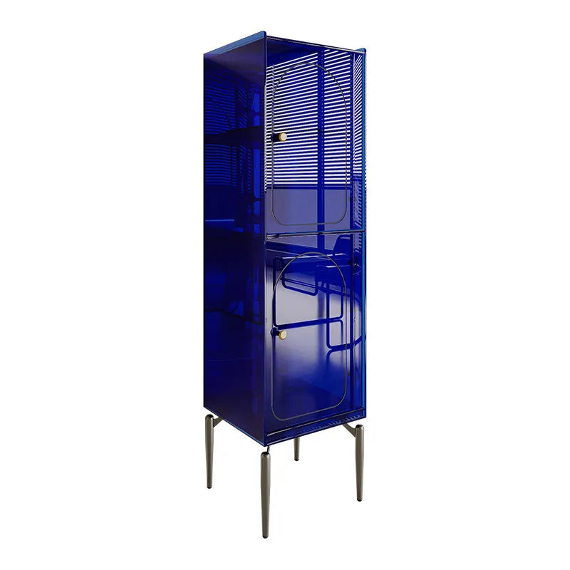 Multifunctional Modern TV Stand With Drawers And Cabinets — Amber Brown | KIMLUD