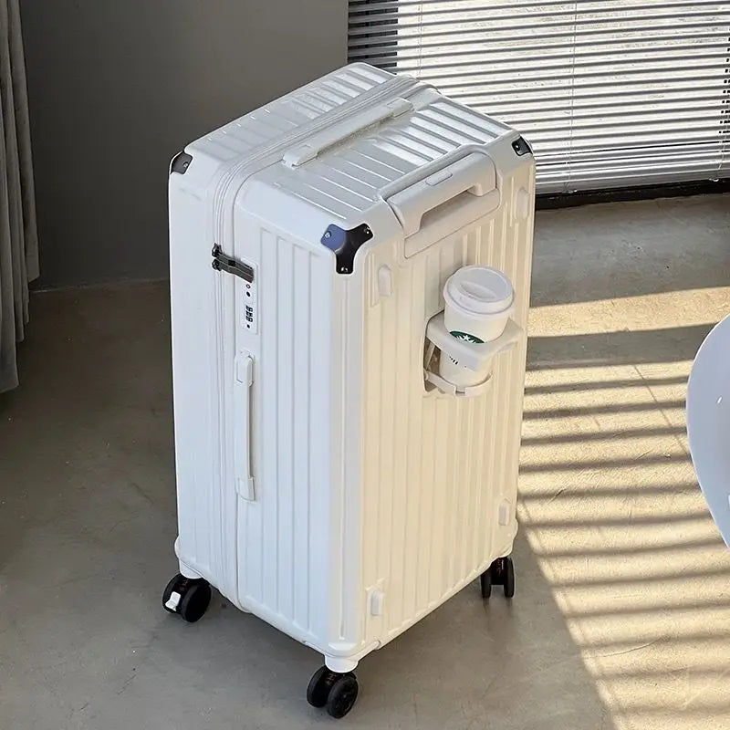 Thickened large capacity luggage compartment, 20 inch boarding case, 24 inch anti drop suitcase, password box, travel luggage