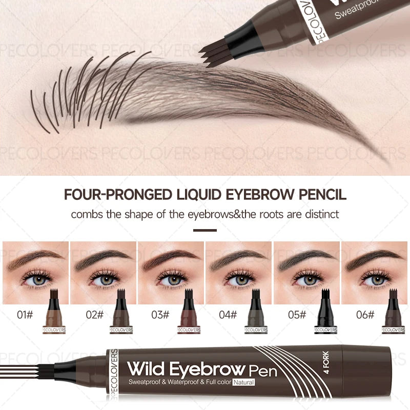 Eyebrow Pen – Long-Lasting Waterproof – Brow Pencil – Brown | KIMLUD