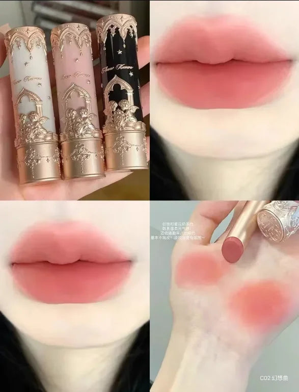 Velvet Matte Lip Mud Stick Hydrating Formula — Blush Pink | KIMLUD