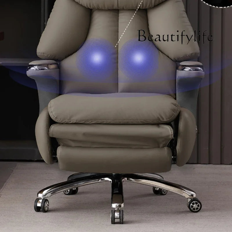 Zero Gravity Executive Chair Ergonomic Rolling — Taupe | KIMLUD