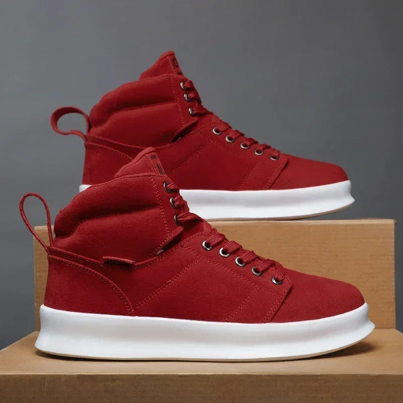 Sneakers men Flat Platform Shoes  Fashion Breathable Thick bottom Running Casual High Top Shoes Ladies