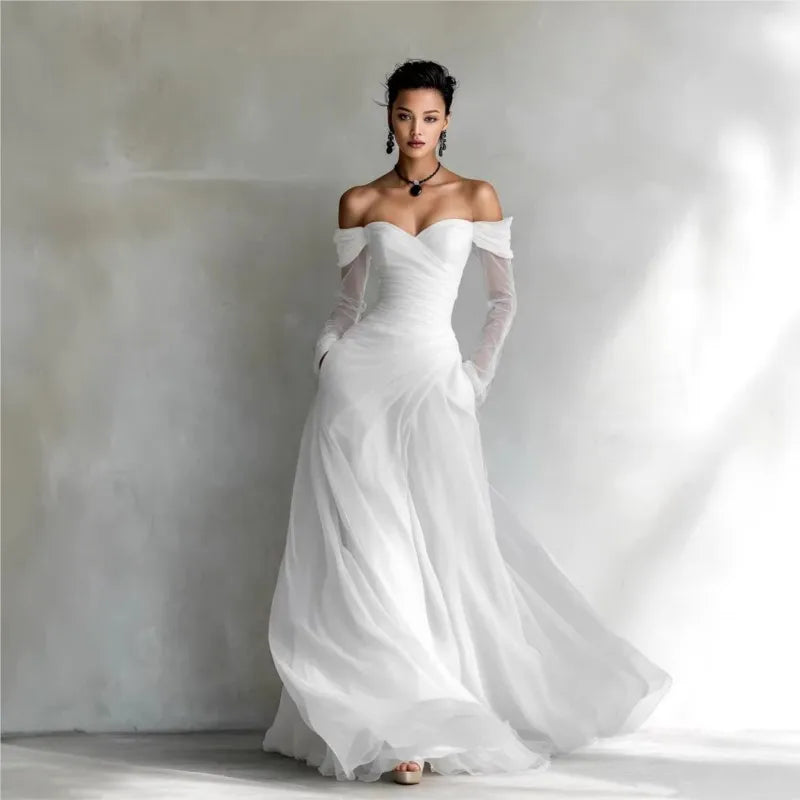 Evening Dress – Strapless Net Dress – Polyester | KIMLUD