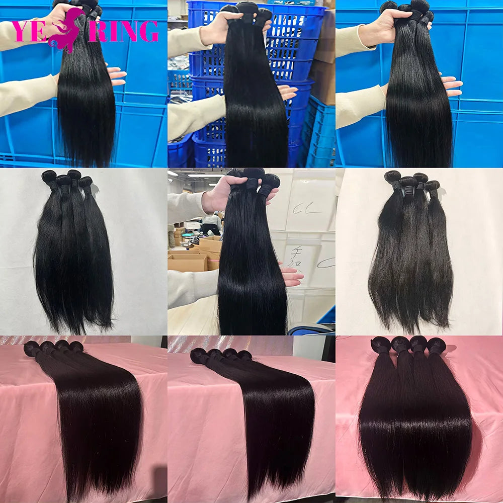 Hair Bundles With Closure – 2x6 Lace – Human Hair – Natural Black | KIMLUD